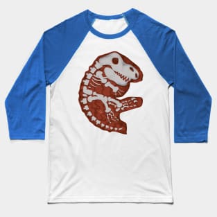 Dinosaur Bones Baseball T-Shirt